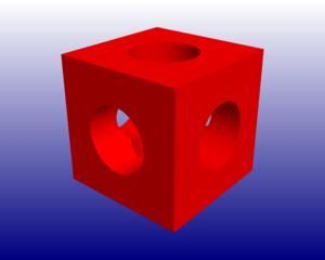 holey cube