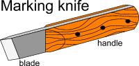 Marking knife